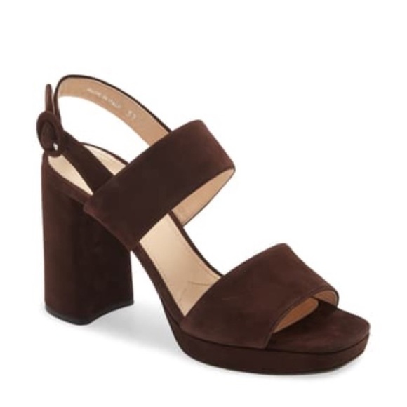 Prada sandals suede size 39 - Picture 1 of 5